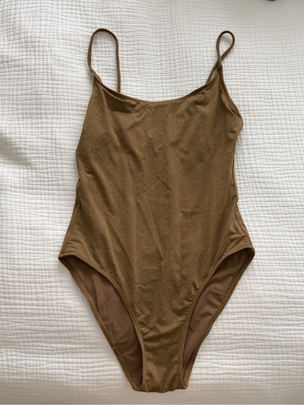 Monday Swimwear Brown Bahamas Style One-Piece Swimsuit